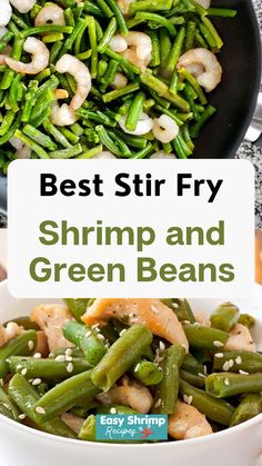 the best stir fry shrimp and green beans