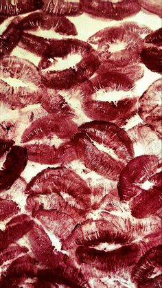 an image of red feathers on the ground