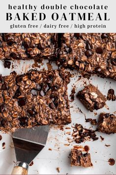 Healthy Double Chocolate Baked Oats (no banana)