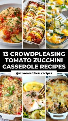 Image for 13 Crowdpleasing Tomato Zucchini Casserole Recipes