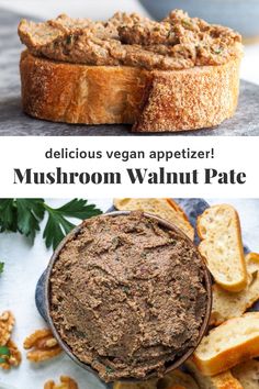 MUSHROOM WALNUT PATE