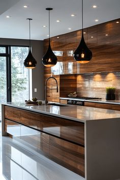 29 High-End Walnut Kitchen Cabinets That Look Straight from a Designer’s Home