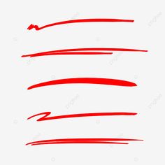 red brush strokes on white paper, hand painted, line, paint png and psd