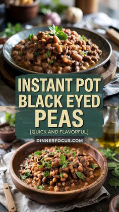 Instant Pot Black Eyed Peas – Quick, Hearty, and Flavorful
