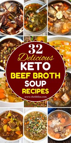 twelve delicious keto beef broth soup recipes