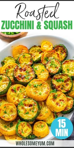 Roasted Zucchini And Squash