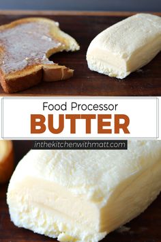 the process for making butter is shown here