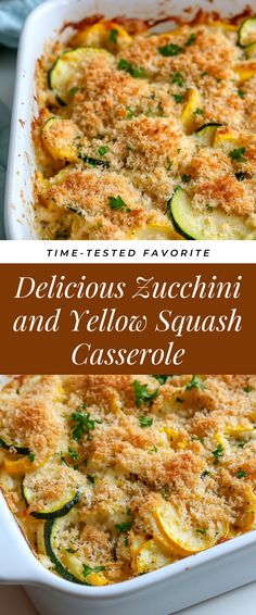 Image for Delicious Zucchini and Yellow Squash Casserole