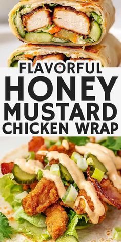 Image for Flavorful Honey Mustard Chicken Wrap