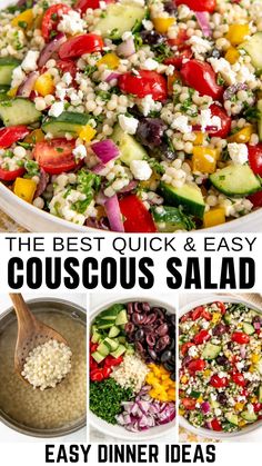 the best quick and easy couscous salad