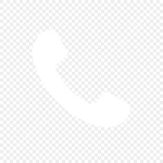 a white phone icon on a transparent background