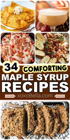 Recipes using maple syrup