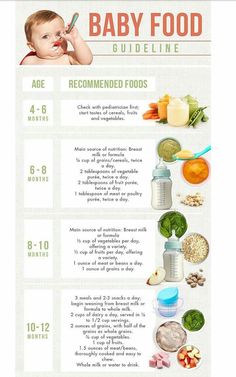 an info sheet with some food items on it