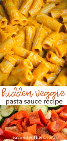creamy hidden veggie pasta sauce for toddlers