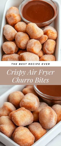 the best recipe ever crispy air fryer churro bites