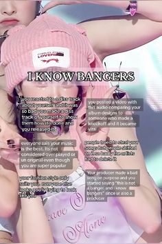 two girls wearing pink hats and one has her hands on her head