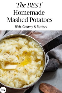 the best mashed potatoes recipe rich, creamy and buttery