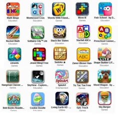 an image of many different app icons