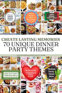 various dinner party theme ideas
