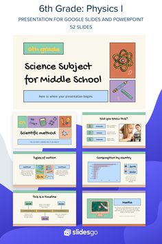science subject powerpoint presentation for middle school