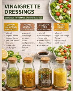 the ingredients for this salad are labeled in different colors and sizes, including lemons, basil