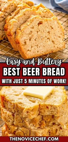 the best beer bread with just 5 minutes of work