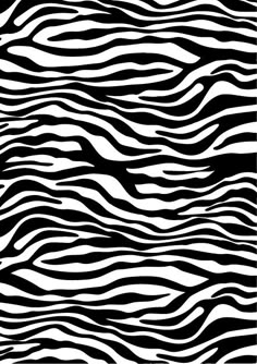 a black and white zebra print pattern with wavy lines in the background, suitable for wallpaper or fabric