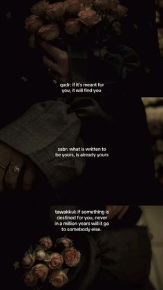 a person holding flowers in their hands with the caption that says, it is important for