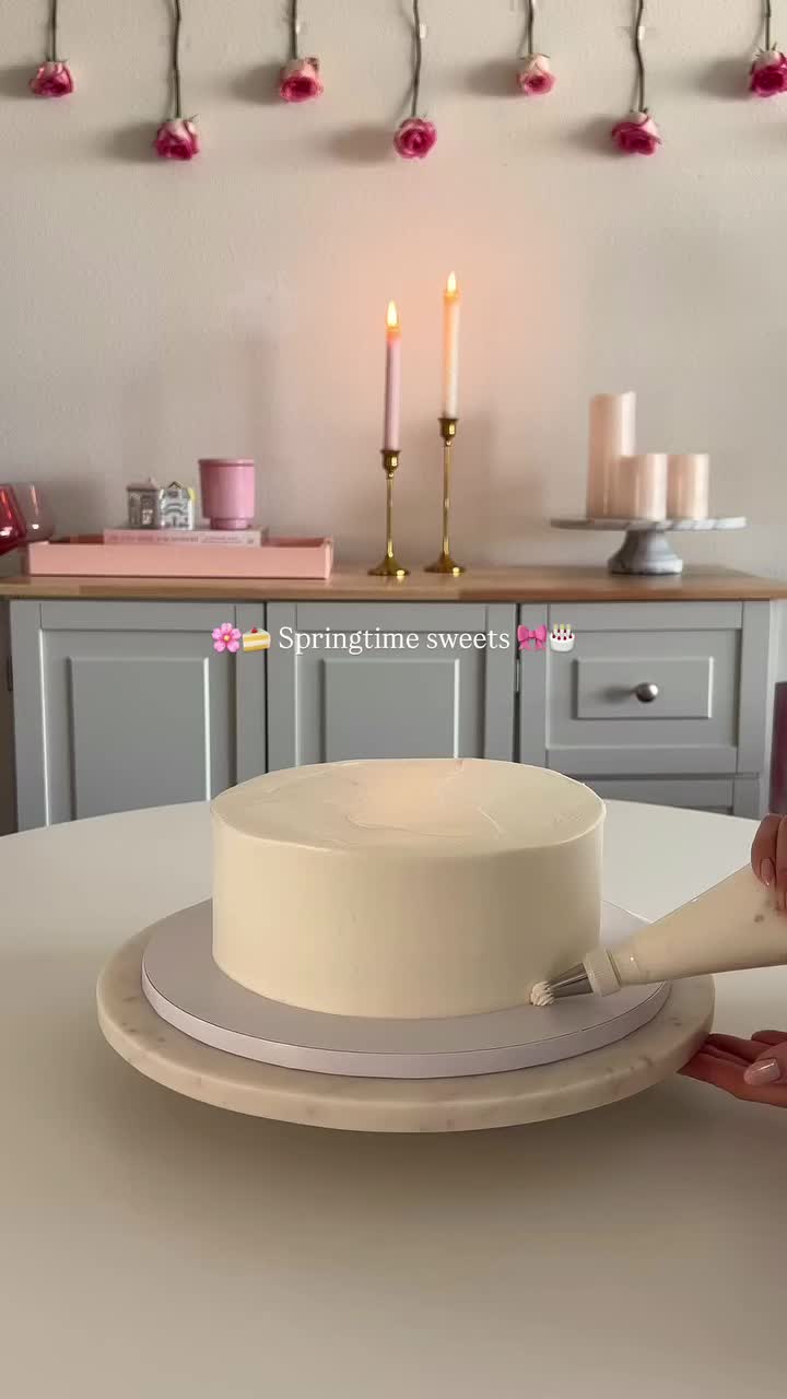 Nothing is better than baking in the Spring 💗 . . . #coquetteaesthetic #pinterestaesthetic #pinkaesthetic #coquettecore #pinterestcake #vintagecake #cakedesign #bakinglove #vintagecakes #springtime #springaesthetic #springflowers #springinspo