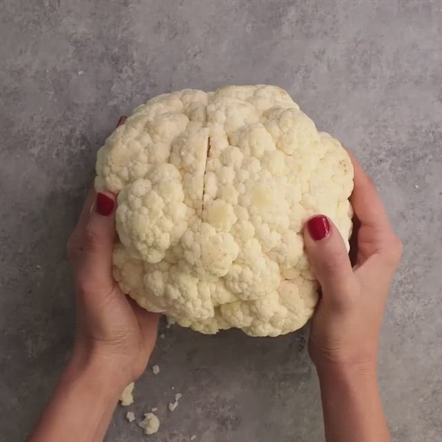 This contains an image of: How to Make Cauliflower Rice and Meal Prep with it