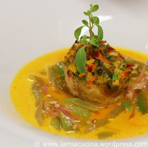 Briocheflan auf Karottensauce 0_2010 08 14_9028