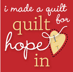 Quilt Hope In - Quilter Button