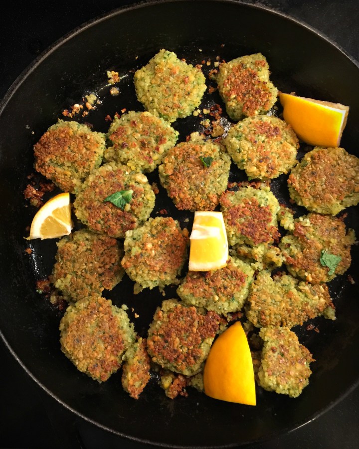Pan Fried Falafel