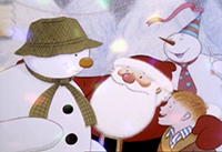 James and his snowman (from the 1982 film) mee... James and his snowman (from the 1982 film) mee...