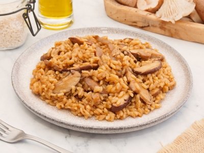 Arroz con setas