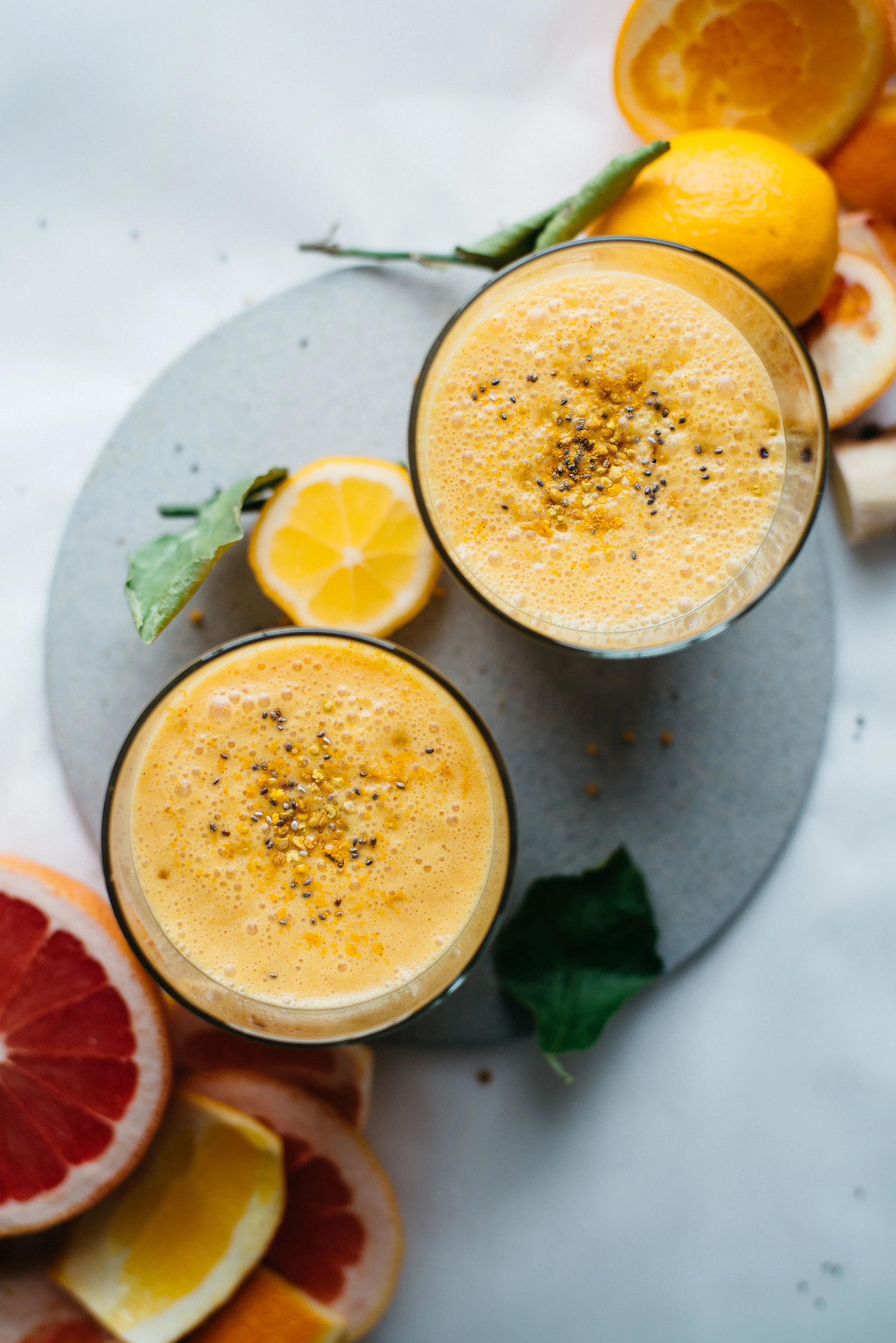 coconut citrus smoothie | dolly and oatmeal
