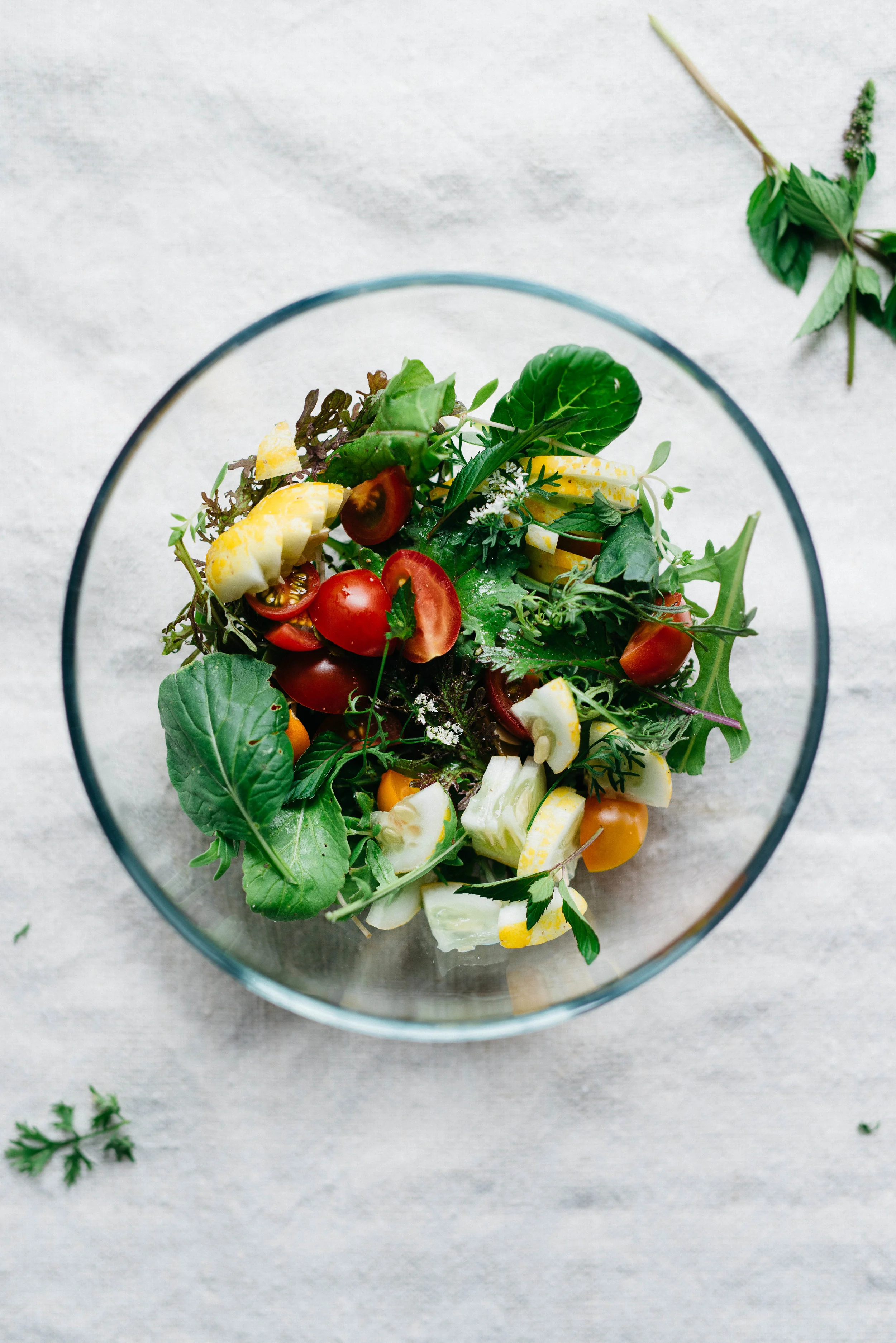 Summer Fridays! Cilantro & Hemp Salad On Tahini-Yogurt Toast