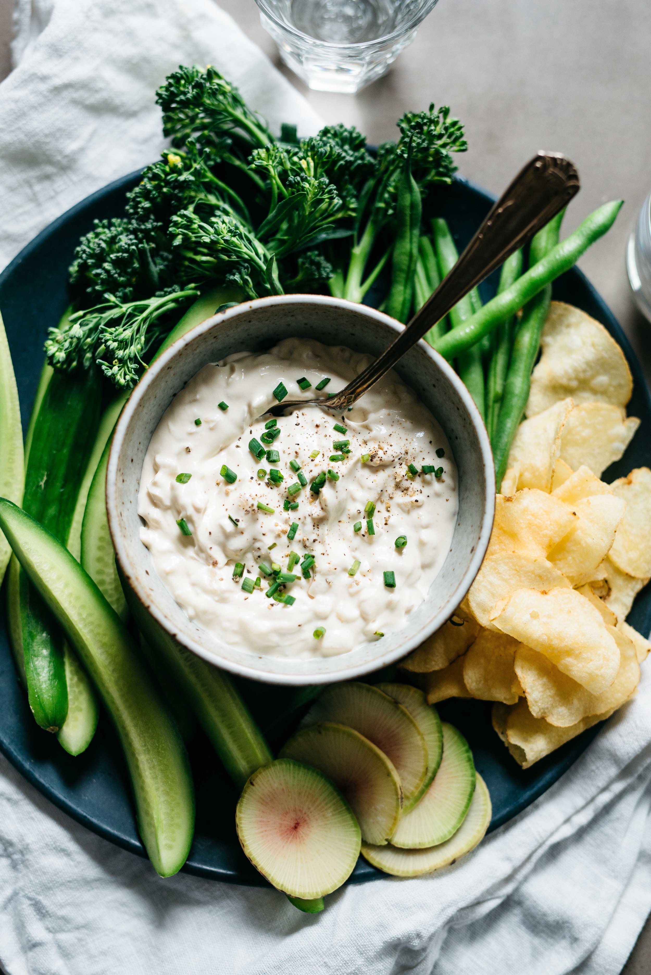A Spring Onion Dip! | Dolly and Oatmeal