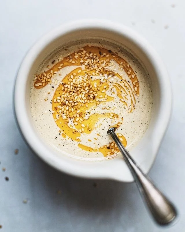 It&rsquo;s a been a while but we&rsquo;re back with a new #PrepSauceSunday 🔥Chili Oil, Garlic &amp; Lime Tahini Sauce 🔥It relies on a handful of pantry goods, a few kitchen counter staples, and comes together to make a punchy, fiery sauce for drizz