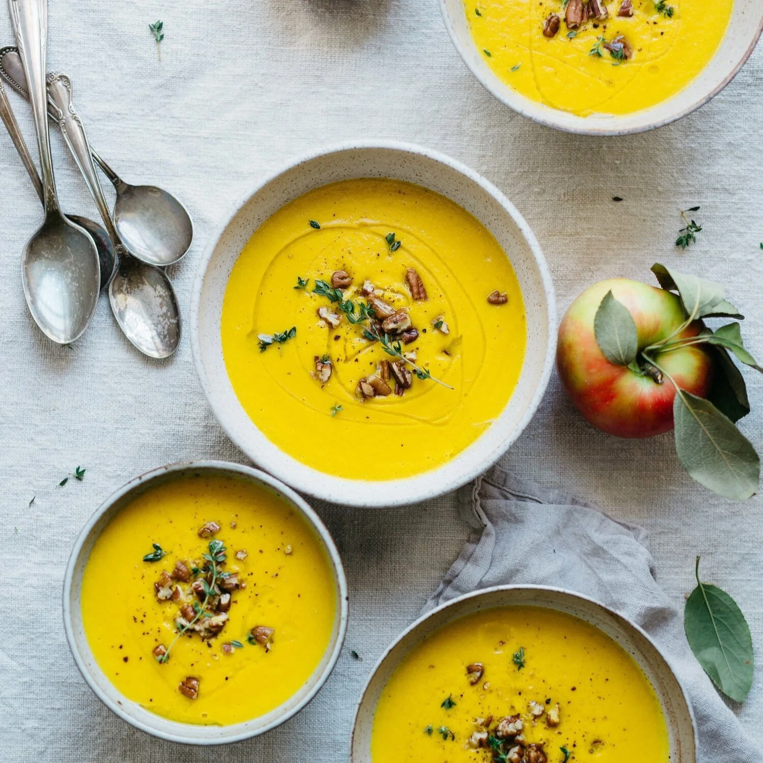 TURMERIC, CARROT APPLE SOUP