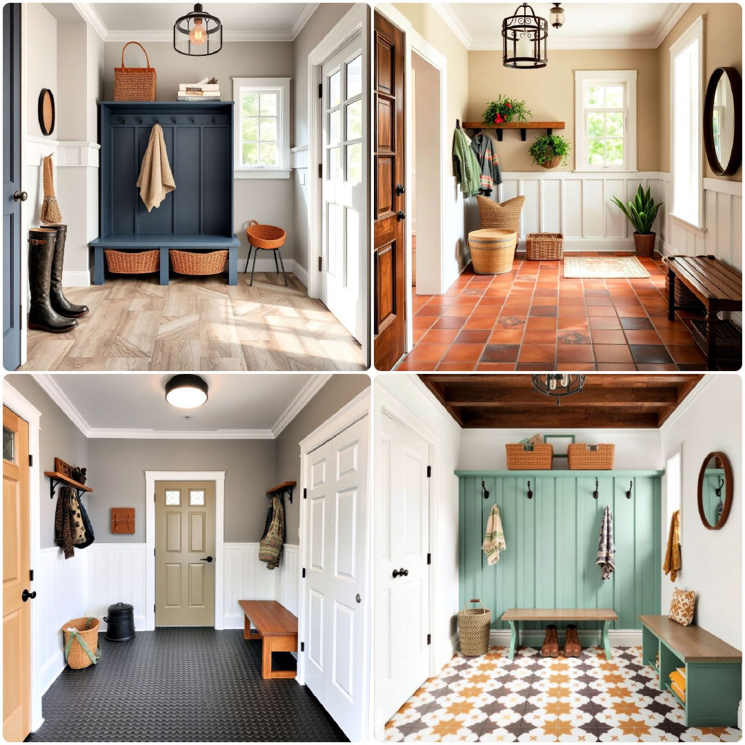 mudroom floor ideas
