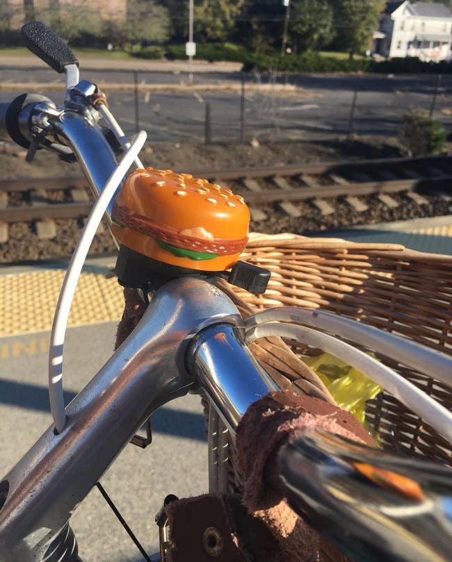 burger shaped bike bell