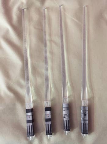 unlit lightsaber chopsticks
