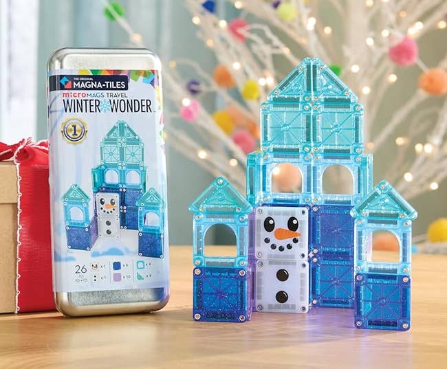 Magna-Tiles winter-themed building set