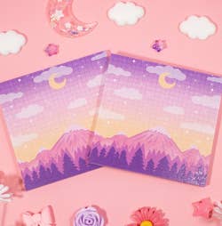 the retro sticky notes