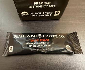 the death wish coffee packet