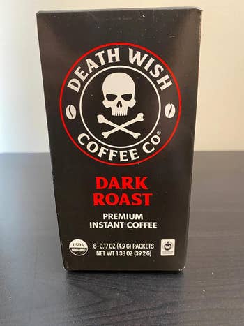 box of death wish coffee