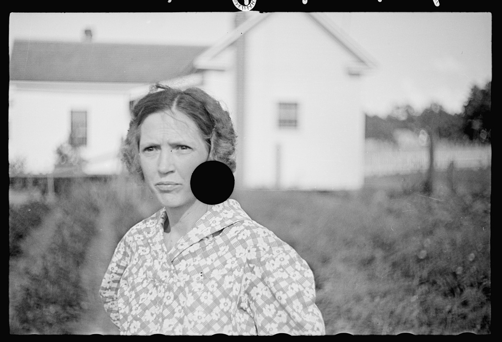 Ethel Pope Irwinville Farms GA Photo by John Vachon Courtesy Library of Congress