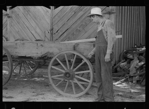 Blacksmith Wagoner Irwinville GA Photo by Arthur Rothstein August 1935 Library of Congress Brian Brown Irwinville Farms Website