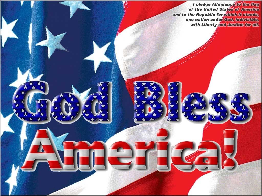MAY OUR ONE TRUE GOD BLESS THE USA!!